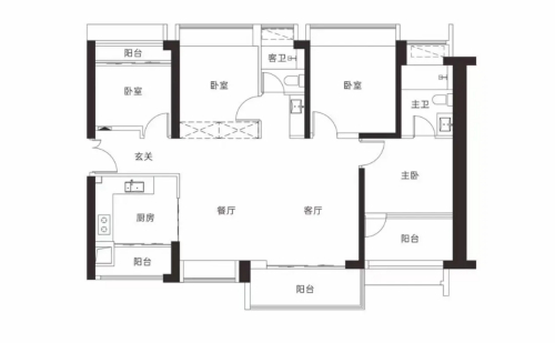 143平4房2厅2卫