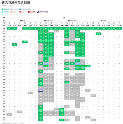 新天石厦名苑备案价